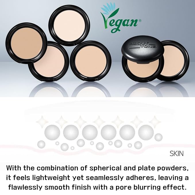 Blur Powder Pact - Pressed Powder Compact with (04 TAN) 0.32oz