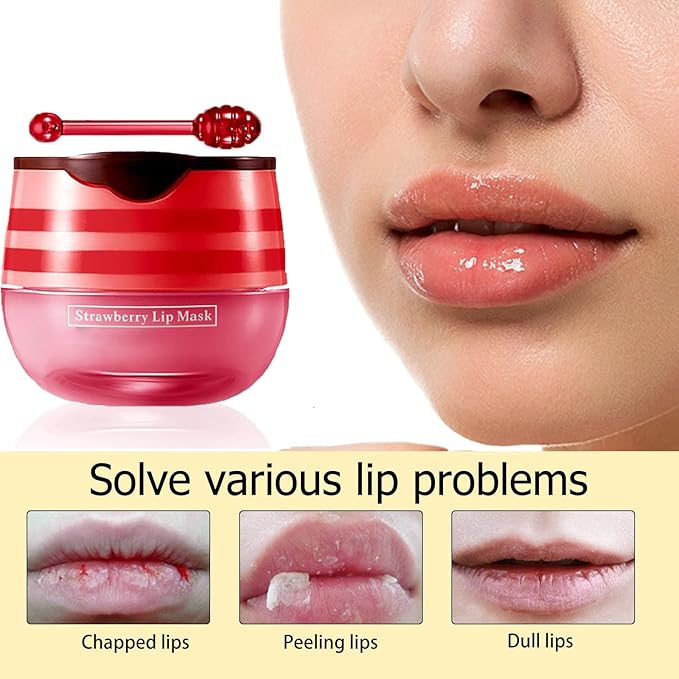4 Pcs Lip Balm Honey Pot,