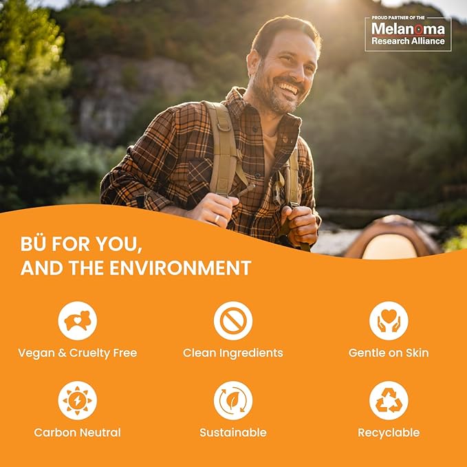 BU SPF 30 Sunscreen Spray for Face and Body, Non Aerosol Spray, Clear WOWmist, TSA Travel Size Sunblock, Oil Free and Water Resistant for Sensitive Skin, Natural Citrus 3.3 oz