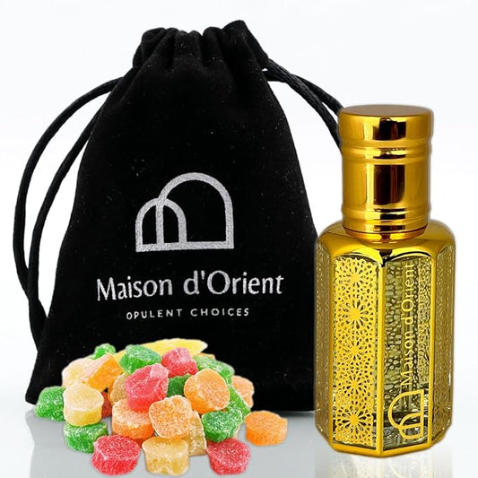 Candy Bloom Perfume Oil 12 mL – Sweet Floral Fruity with Strawberry Gardenia and Vanilla. Alcohol Free Long Lasting Oil, Compliment Magnet