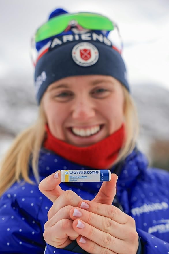 Dermatone Mineral Lip Balm SPF 30 | Moisturizing, Reef Safe, Oxybenzone Free | Broad Spectrum Sunburn Protection | Zinc Oxide Lip Sunscreen | Lip Balm with Sunscreen SPF 30 | 0.15 oz (2-Pack)