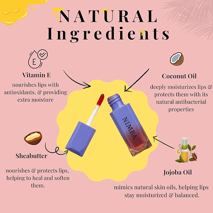 Nimba Organic Clear Lip Butter: Hydration and Moisture-Infused