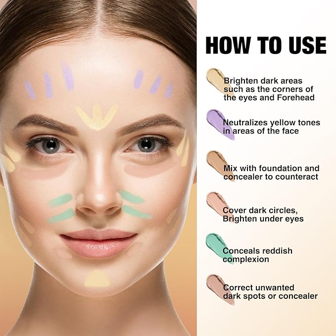 Jolilab 4 Color Contour Stick Concealer Stick Cream