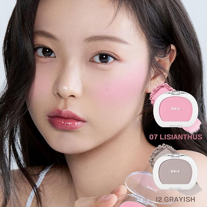 BBIA Last Blush NEW 15 Colors - Cheek Blush Shaping Shading Contour & Highlight Long-Lasting Matte Finish Natural Shades Buildable & Blendable Daily Korean Face Makeup (09 CHERISH, Pack of 1)