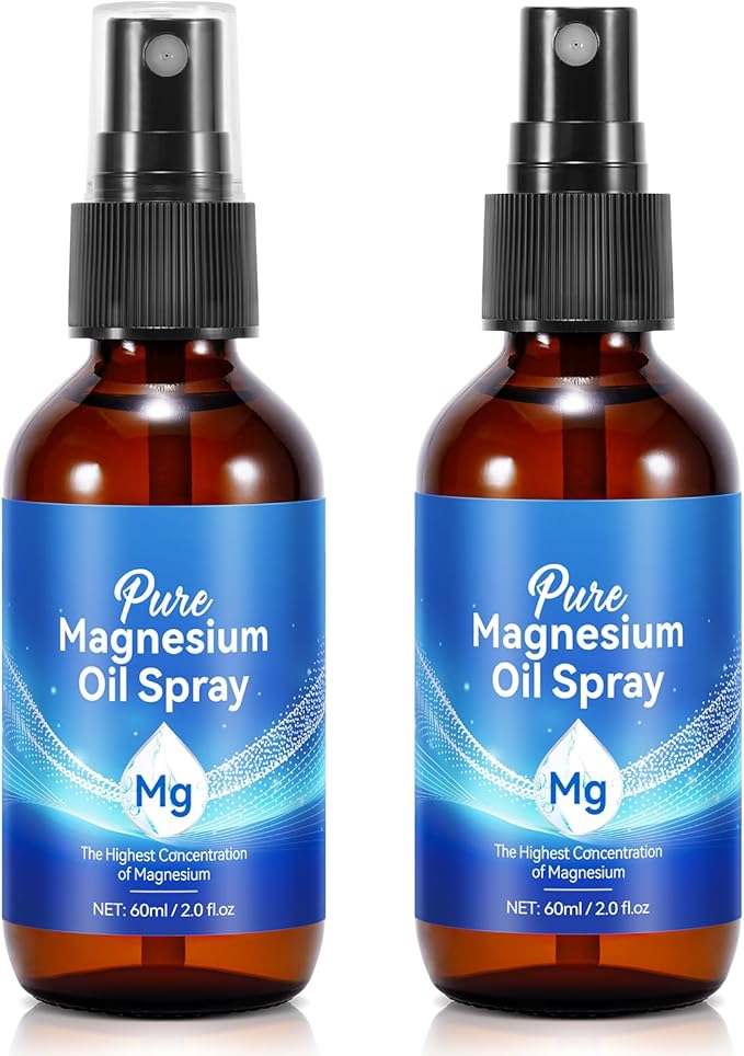 Magnesium Oil Spray, 2 Pack Magnesium