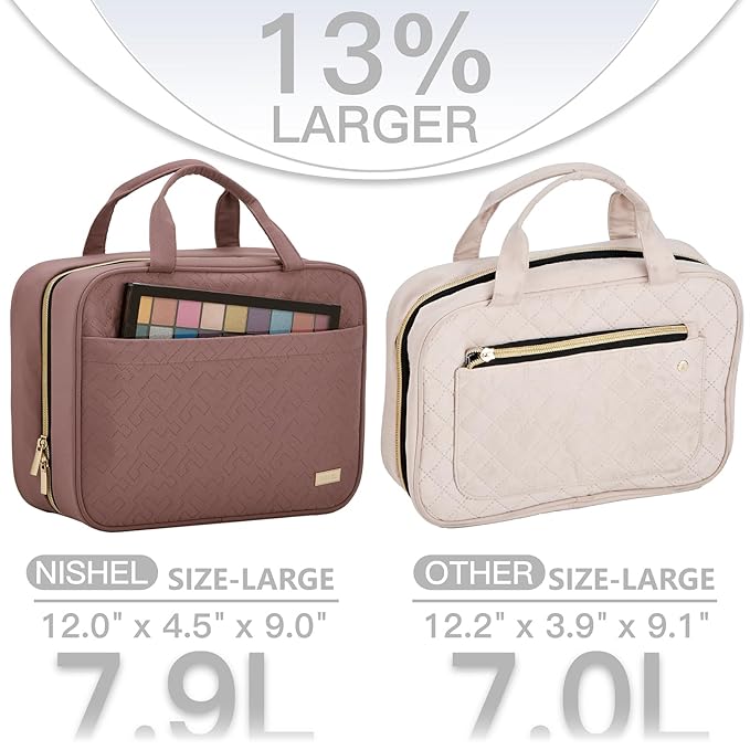 Nishel travel toiletry bag for