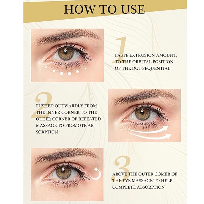 Polypeptide Eye Cream for Dark Circles,Bags Under and Puffiness,Polypeptide Eye Cream Anti Aging Firming Eye Cream,Wrinkie Removal Dark Circles Remove Eye Bags Nourishing Eye Serum Skin Care