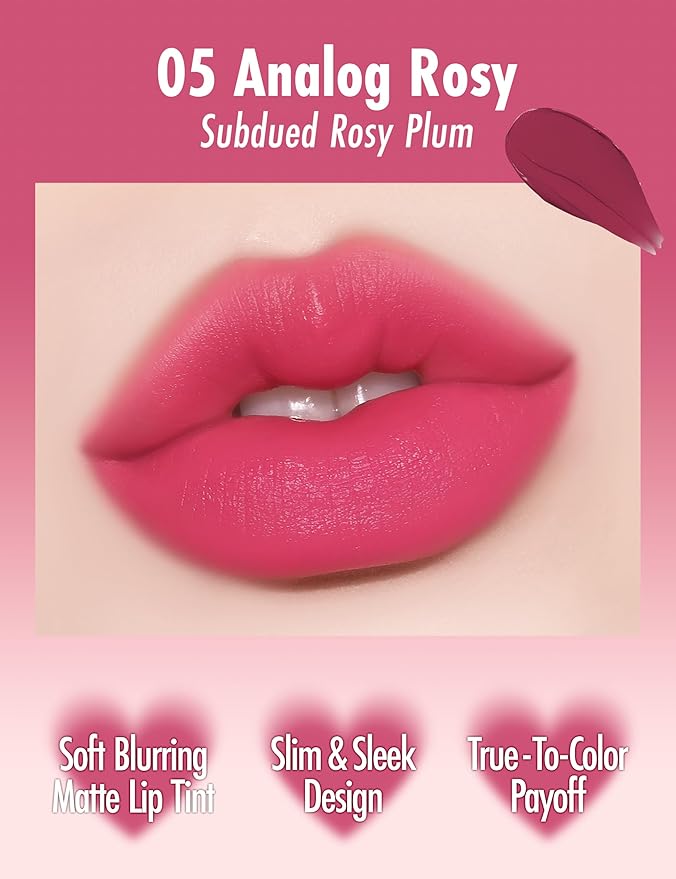 Blurry Filter 05 Analog Rosy Korean Lip Stain Analog