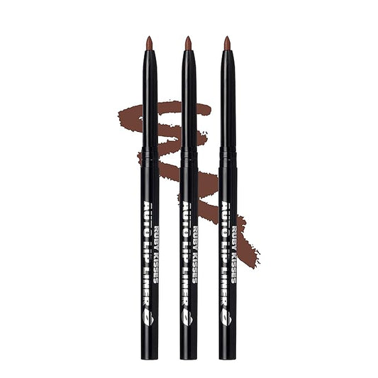 Ruby Kisses Auto Lip Liner Pencil, Long Lasting Lip