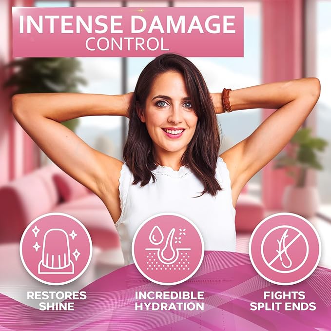 Rice Water Spray for Hair - With Rosemary, Biotin and Castor Oil - Tonic for Women and Men with Thinning Hair - Fermented Thickening Treatment to Fight Hair Fall - Daily Strengthening Leave In Formula