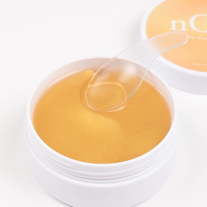 NORI Konjac Eye Patches - Anti-Wrinkle/Removes Bags/Hydrating/Anti-Dark Circle / 60 Pieces (24K Gold)