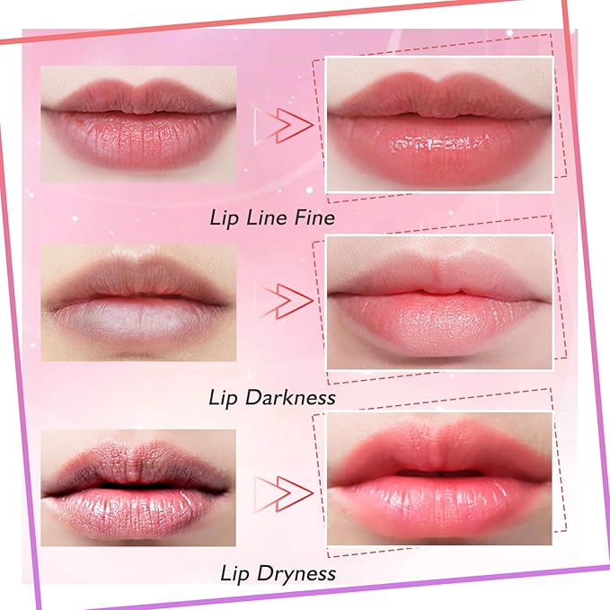 Adofect 30 Pieces Collagen Crystal Lip