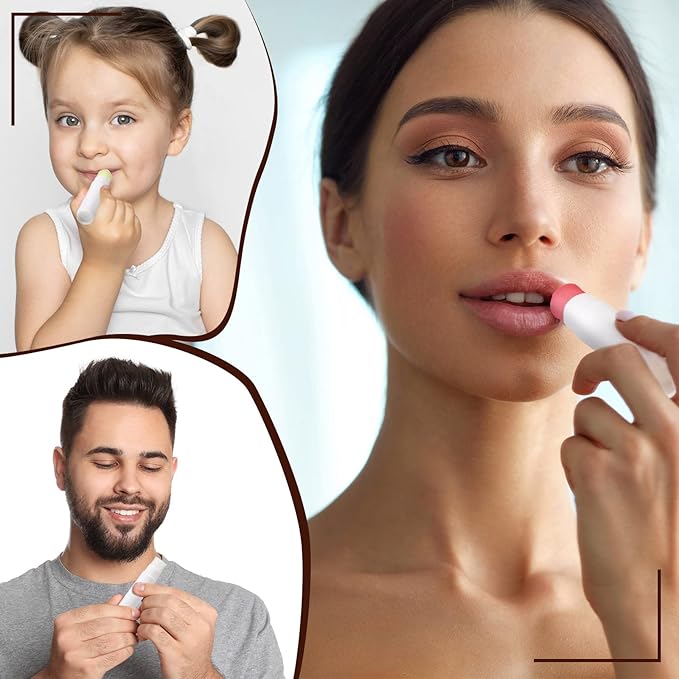 400 Count Lip Balm Bulk with Jasmine, Cherry, Lemon, Blueberry, Rose Flavors Lipstick Prevent Dryness and Chapping Natural Moisturizer For Dry Lips, Unlabeled Filled