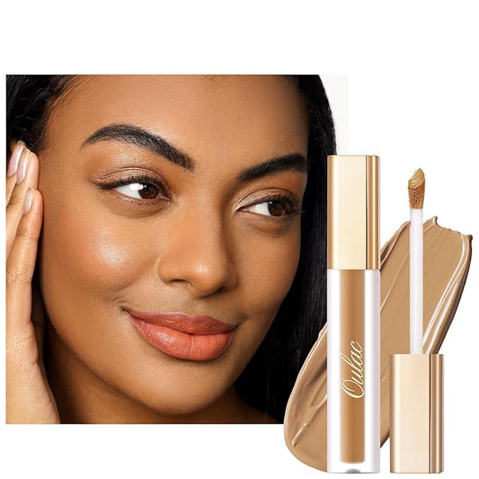 Oulac Concealer Full Coverage, Concealer Stick for Dark Circles, Hydrating Concealer Infused with Hyaluronic Acid, Lightweight, Long Lasting, Vegan Concealer 3.8ml, Shade: C7 Olive