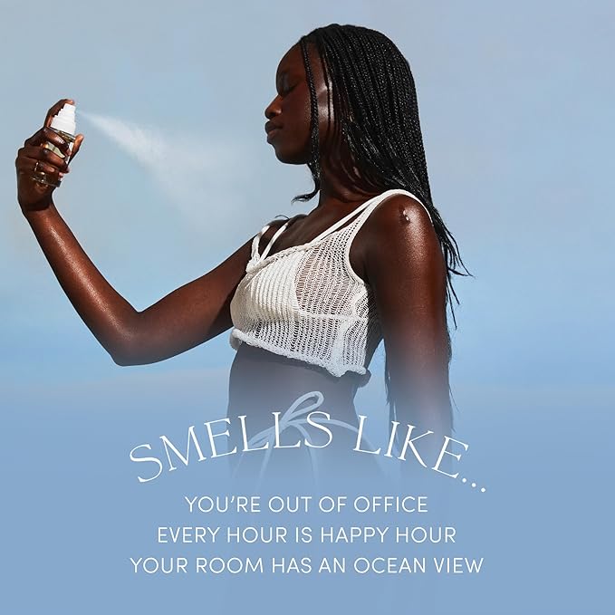 OUAI St. Barts Hair and Body Mist - Tropical-Scented Hair Perfume and Body Spray - Notes of Dragonfruit, Orange Blossom, Tuberose & Musk (3.3 Fl Oz)