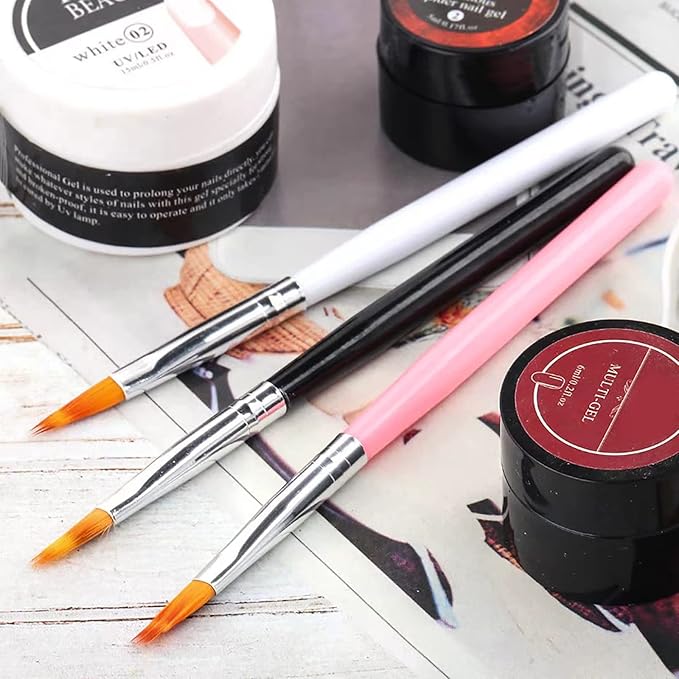 6pcs ombre nail brush nail