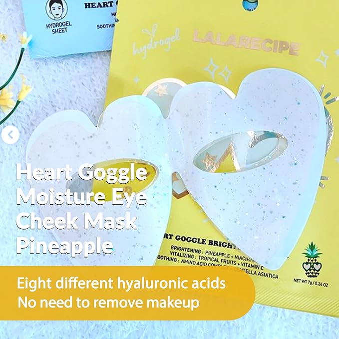 Heart goggle brightening mask