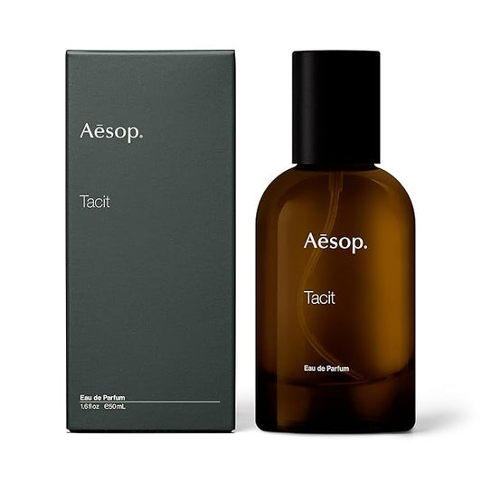 Aesop Tacit Eau de Parfum | Fresh Citrus & Green Fragrance with Yuzu, Vetiver, and Basil | Unisex | Uplifting & Contemporary Aroma | 1.6 oz