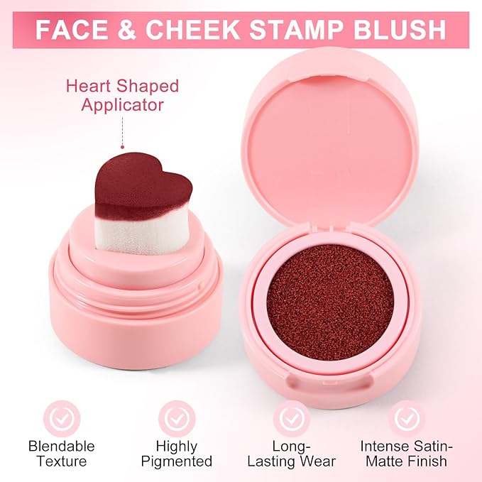 Boobeen Liquid Blush for Cheeks, Buildable & Blendable