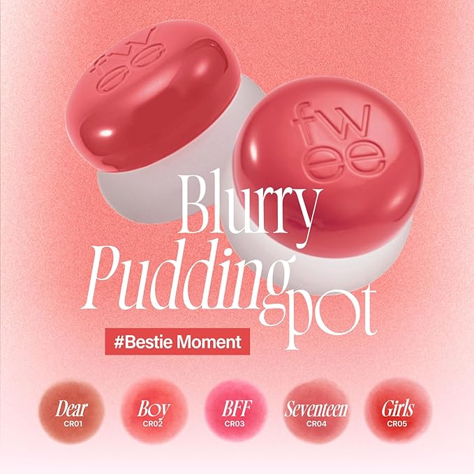 Lip&Cheek Blurry Pudding Pot | Bestie Moment - BFF | makeup blush for women