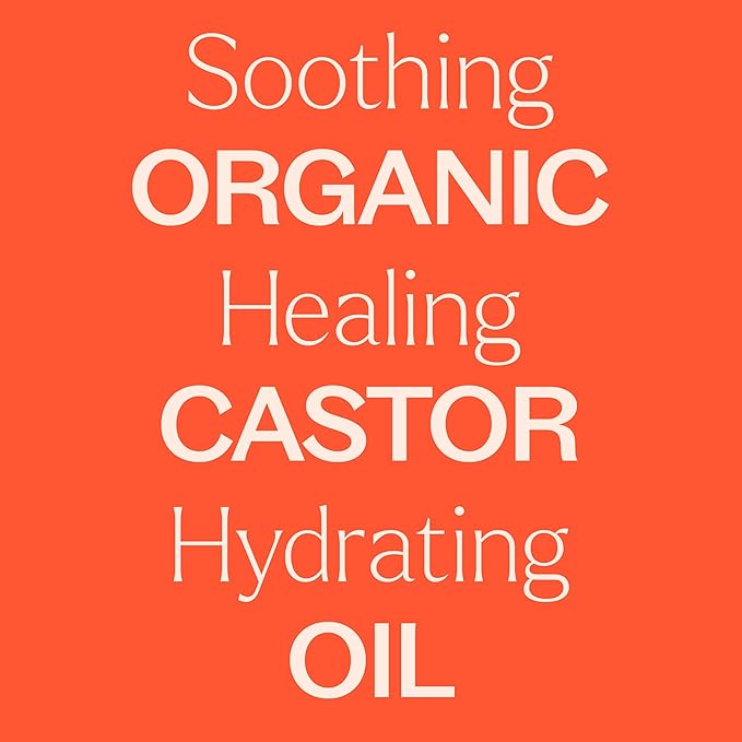 Plant Therapy Organic Castor Oil Roll On 30 mL (1 oz) Convenient Mess-Free Body Oil Roll-on for Easy Application, Cold-Pressed & Hexane-Free, Third-Party Tested for Purity