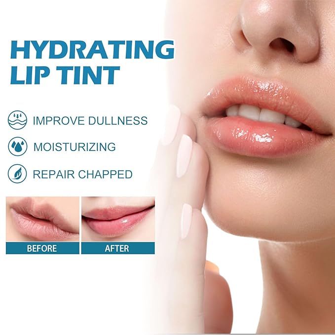3PCS Lip Tint Hydrating, Lip Balm