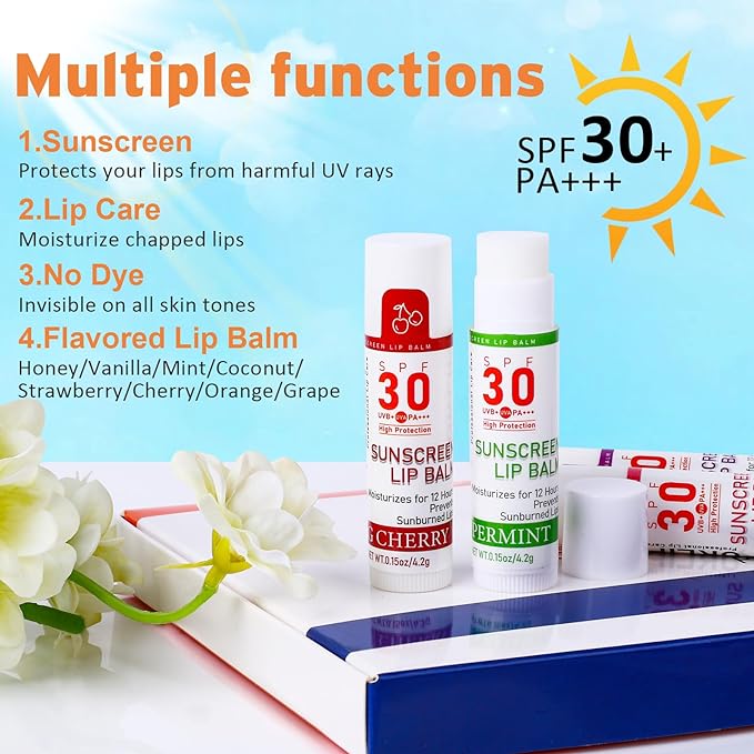 SPF 30 Lip Balm with Sunscreen,