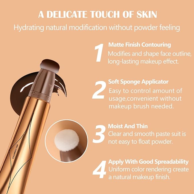 DAGEDA Contour Beauty Women Wand, Liquid Face Concealer 0. (#08) 53oz