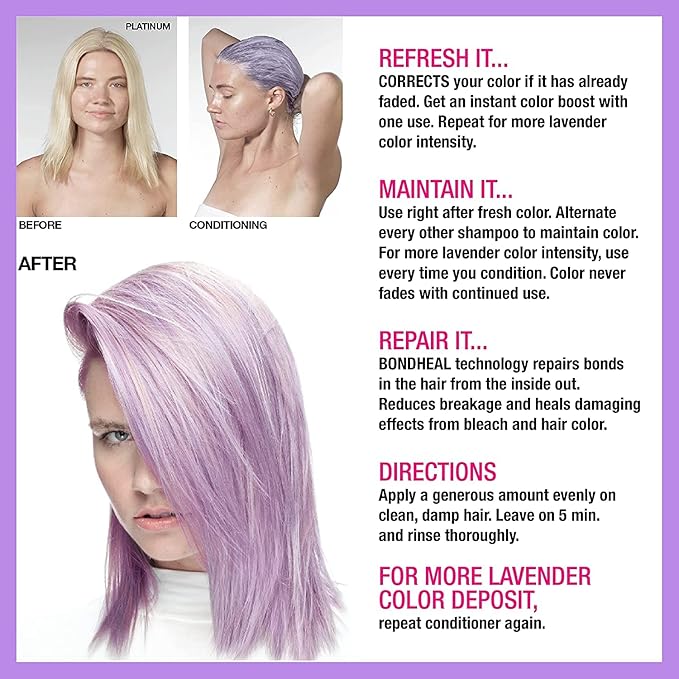 Lavender Color Depositing Conditioner -