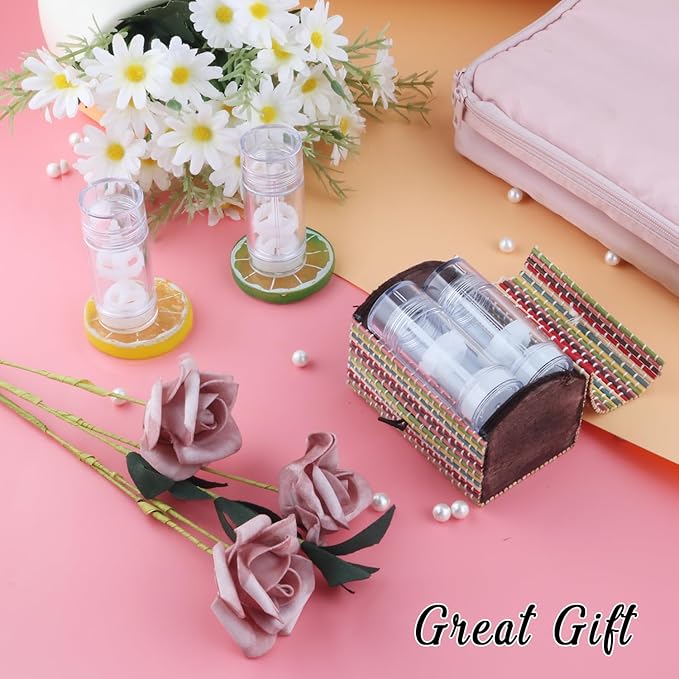 12 Pieces 15g Clear Plastic Deodorant Tubes,Lipstick