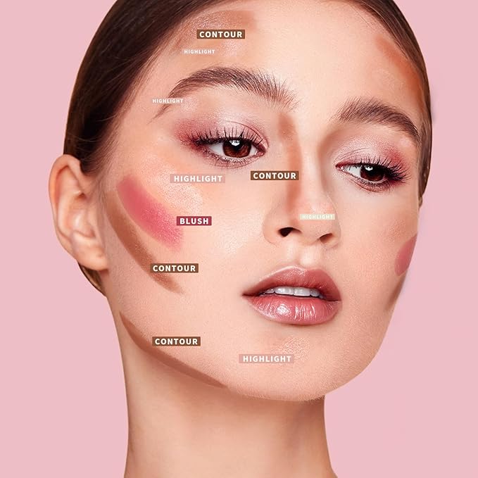 KIMUSE Multi Stick Trio Face Makeup, Cream Blush All Skin