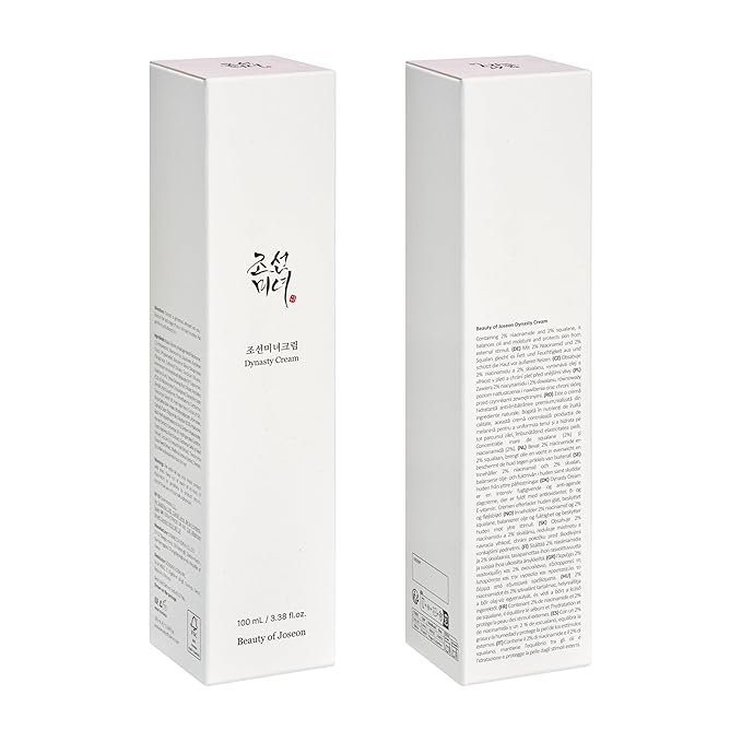 Beauty of Joseon Dynasty Cream Hydrating Face Moisturizer for Dry, Sensitive Skin, Korean Skincare for Men and Women 100ml, 3.38 fl.oz