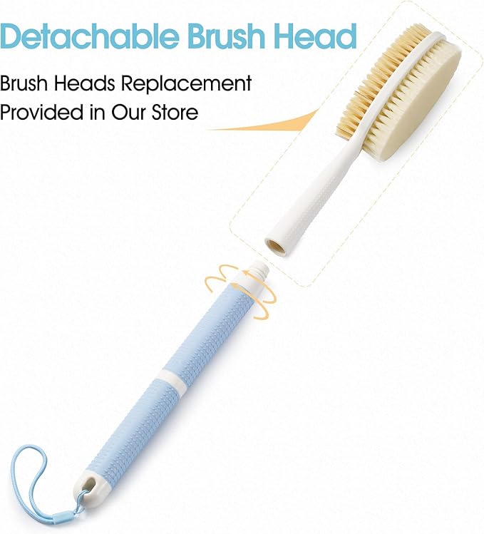 Back scrubber anti slip for