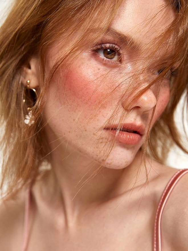 SHEGLAM Divine Flush Matte Blush Powder Highly Pigmented Non-Fading Long Lasting Glowing Lightweight Natural Blush Face Makeup-Good Vibes