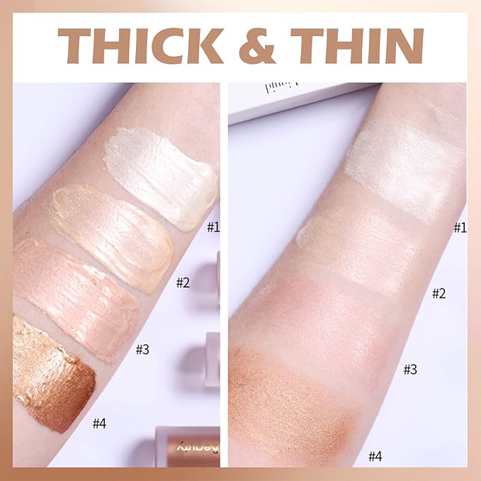 Erinde Liquid Highlighter Makeup, Face Highlighter Bronzer Makeup