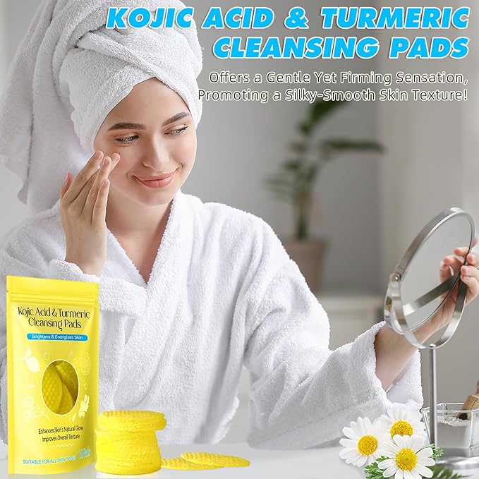 Turmeric cleansing pads for face,60pcs