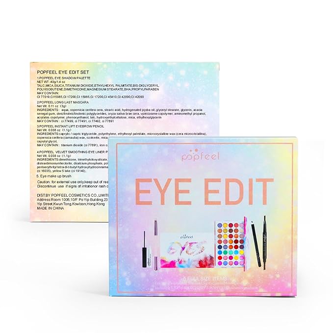 All in One Makeup Kit for Women Full Kit Girls Makeup Gift Sets Xmas Essential Bundle Include Eyeshadow Palette Lipstick Blush Concealer Eyeliner Mascara Foundation Brush Eyebrow Pencil