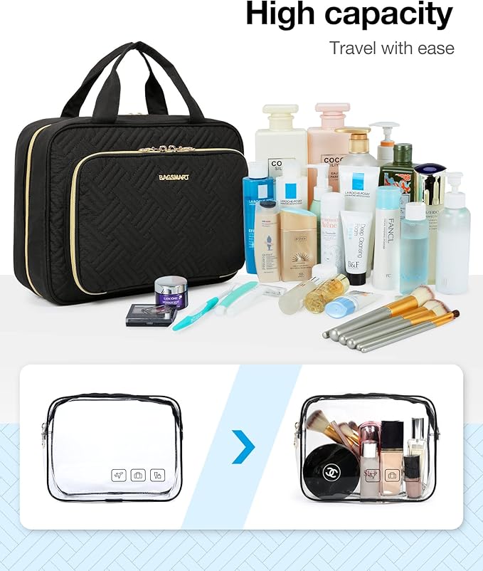 Bagsmart toiletry bag hanging travel