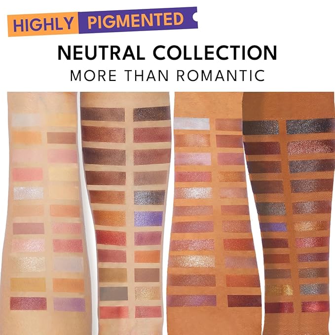 45 Shades Eyeshadow Palette, Highly Pigmented Neutral Tones