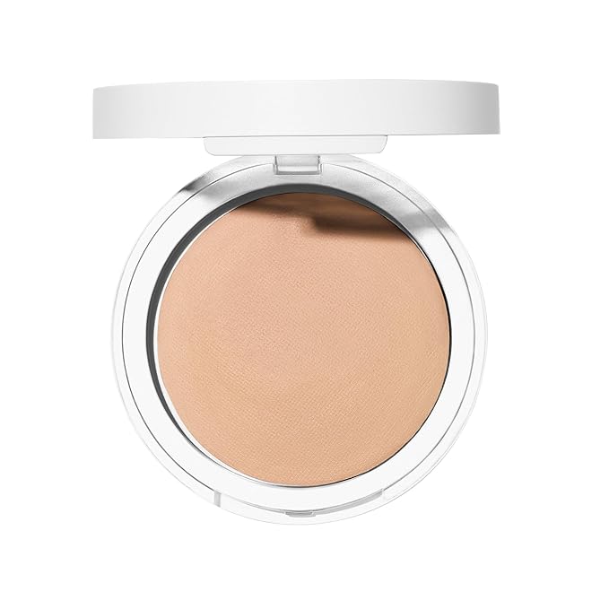 Well People Bio Powder Foundation, Lightweight & Hydrating Foundation For Perfecting & Smoothing Skin, Semi-Matte Finish, Vegan & Cruelty-free, 4N