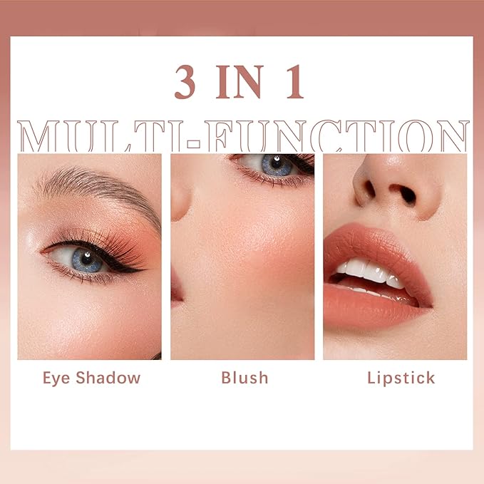 Cream Blush Stick for Cheeks Makeup,Waterproof Blush Face