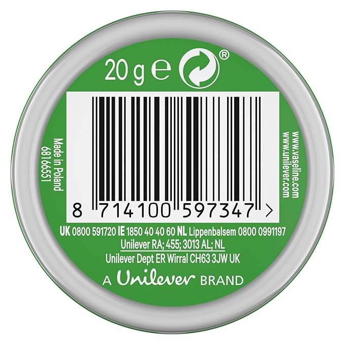 12 x Vaseline Lip Therapy Aloe Vera 20g