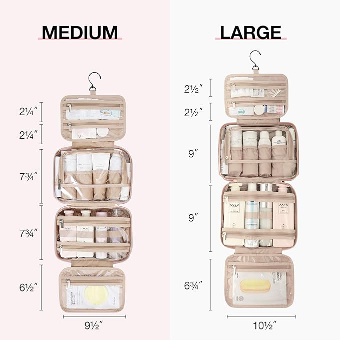 Bagsmart toiletry bag hanging travel