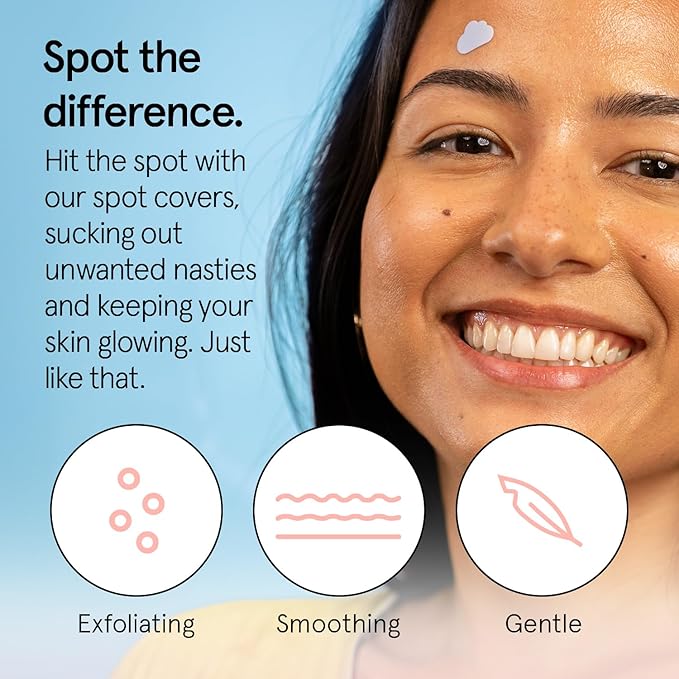 grace & stella Award Winning Pore Strip - Pimple Patches for Face - Hydrocolloid Acne Patches - Absorbs Zits, Reduces Redness - Cute Patches Dermatologist-Tested, Vegan (Multishape, 72 Count)