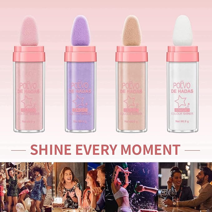 URQT 4 Color Polvo De Hadas Fairy Dust (4 Pack)