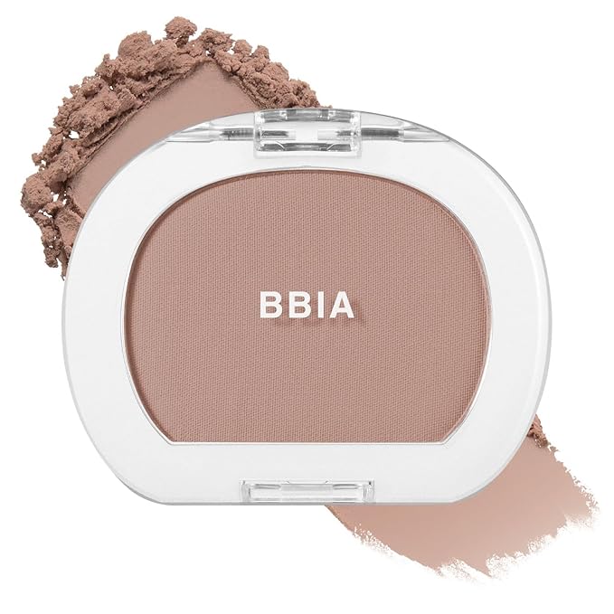 BBIA Last Blush NEW 15 Colors - Cheek Blush Shaping Shading Contour & Highlight Long-Lasting Matte Finish Natural Shades Buildable & Blendable Daily Korean Face Makeup (15 CINNAMON ROSE, Pack of 1)