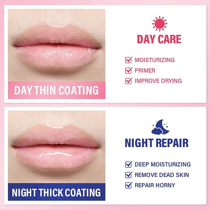 2PCS Lip Sleeping Mask, Lip Mask Overnight, Moisture & Lip Plumper Lip Wrinkles, Repair Lip Balm Prevention Dry and Cracked Lip Scrubs Exfoliato Smoothing Dry Lip Mask (Berry + Grape)