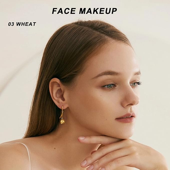 Mushroomhead Air Cushion CC Cream Flawless Foundation Natural BB Full Coverage Blemishes Long Lasting Waterproof,Multi-Function Beauty With Brush (