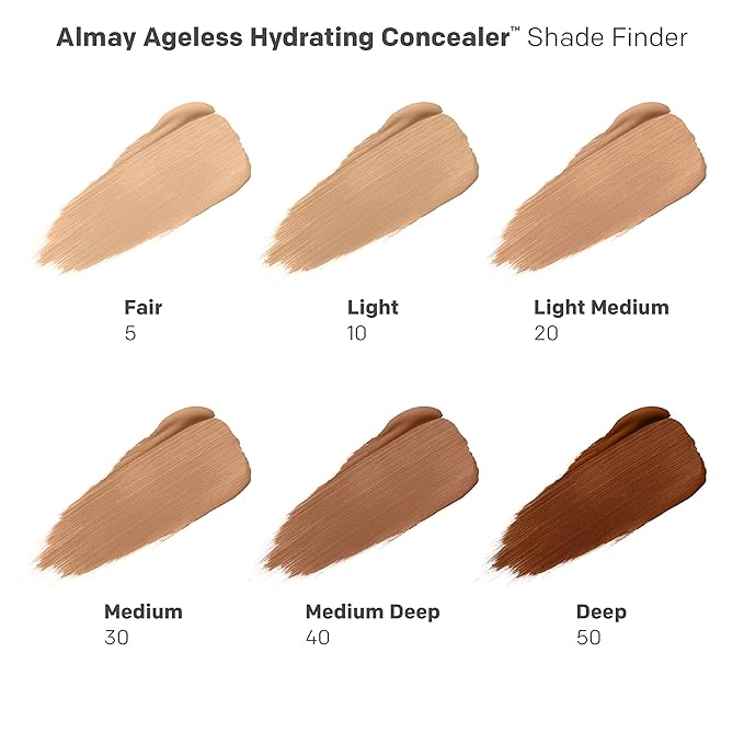Almay Anti-Aging Concealer, Face Makeup with Hyaluronic Acid, of 2)