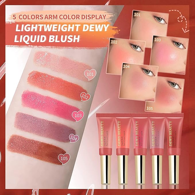 Liquid Blush Makeup Stick, Air Cushion Blush Beauty Effect (102Serenade)